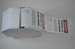 Width 7.62cm PVC Danger Safety Lockout Tags Industry Equipment Locked
