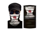Black Tubular Bicycle Patchwork Sport Scarf Bandana