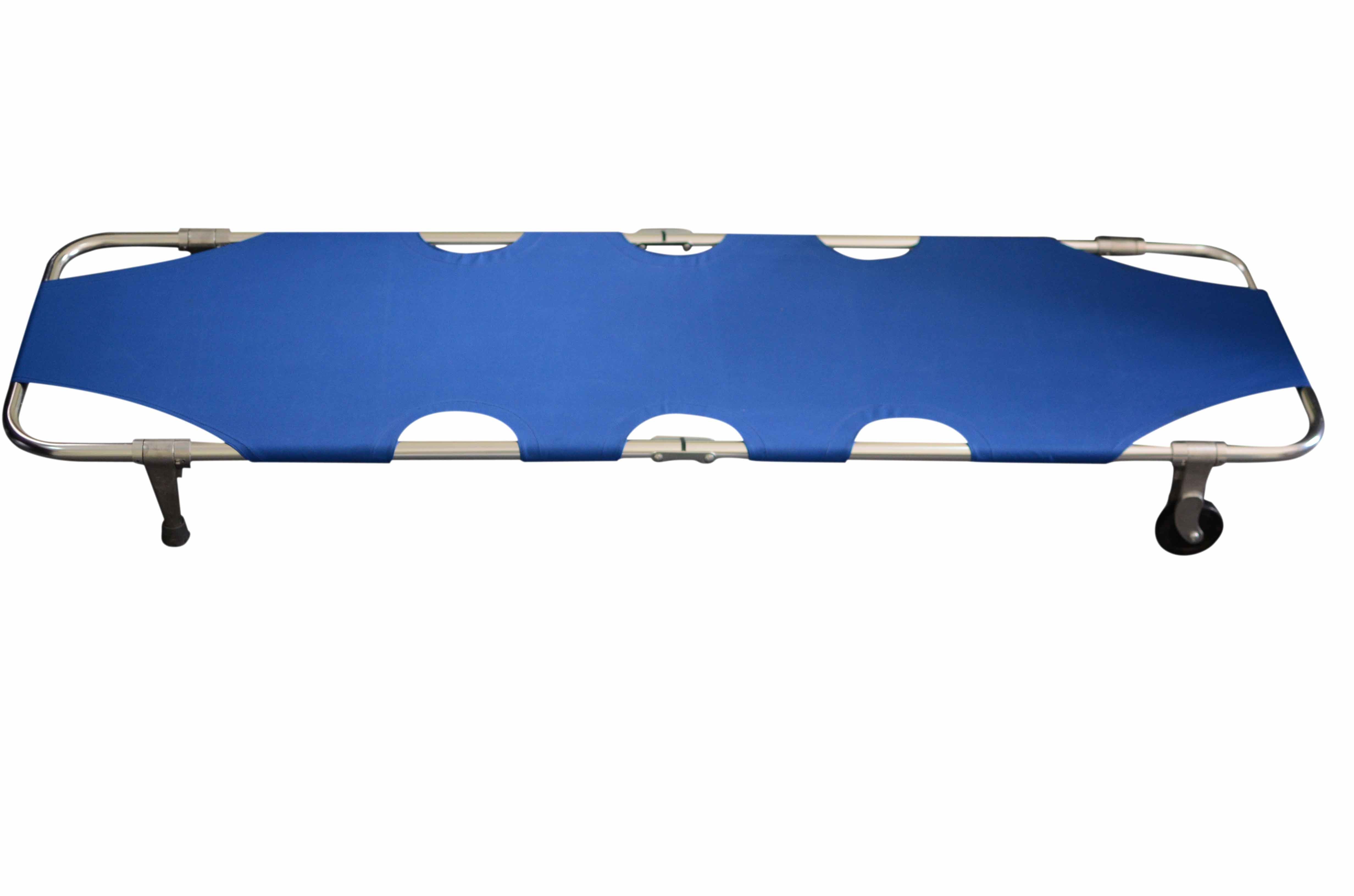 Medical Emergency Folding Stretcher With Wheels Castor