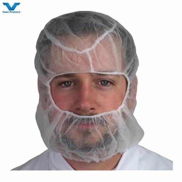 ISO Certified Non-Woven PP Disposable Balaclava Hairnets Caps for Food