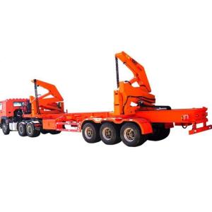 Wholesale 20 40Ft 37 40 45 Ton Side Loading Container Trailer from china suppliers