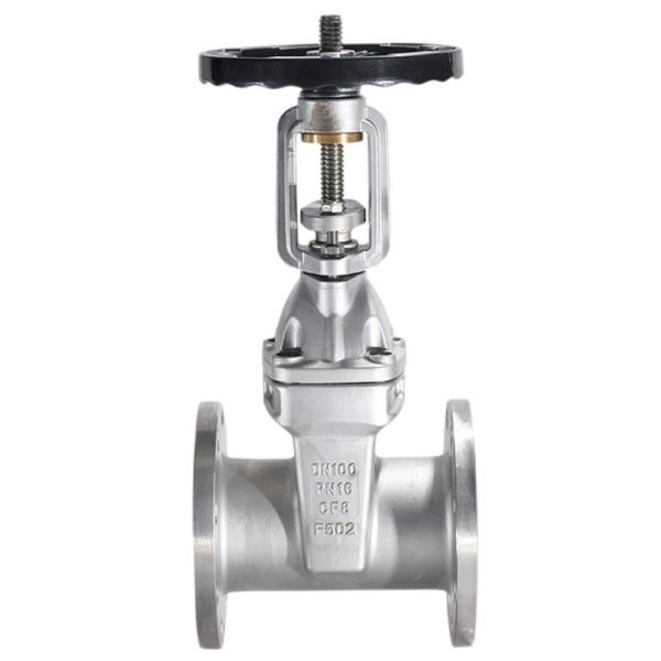 DN150 6 Inch ANSI Class 150 CF8M Stainless Steel Rising Stem Handwheel Flange