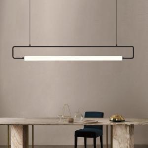 Wholesale Modern Restaurant Chandelier Minimalist Bar Restaurant Indoor Rectangular Chandelier(WH-MI-406) from china suppliers