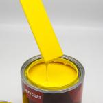 Good Price Automotive Refinish Coating 1K Lemon Yellow Car Paint Premium Auto