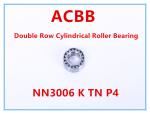 NN3006 K TN P4 Double Row Cylindrical Roller Bearing