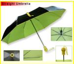 Happy Smile Face Auto Open Umbrella High Anti UV Light Weight 3 Fold Umbrella