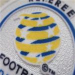 Fashion Custom Clothing Patches Football Federation Washable Tatami Flocking