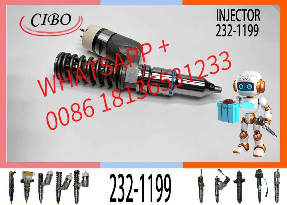 C32 Engine Diesel Fuel Common Rail Injector 232-1199 10R-1273 For Excavator 385B