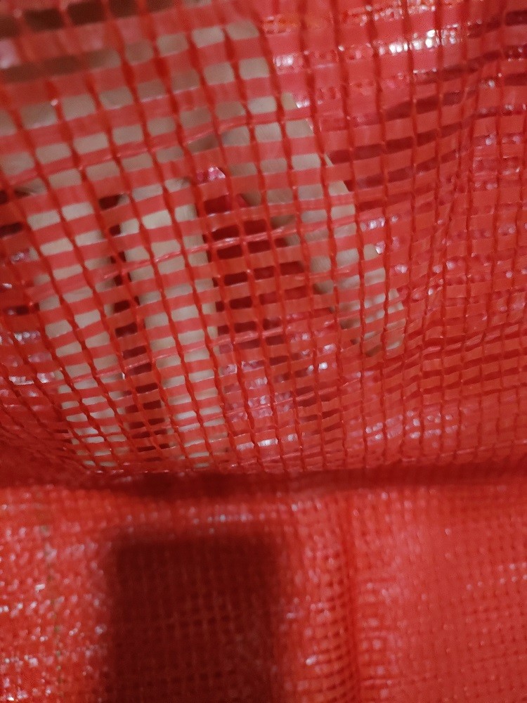 Polyester Drawstring Gym Bag High Density PP Net Produce Bag