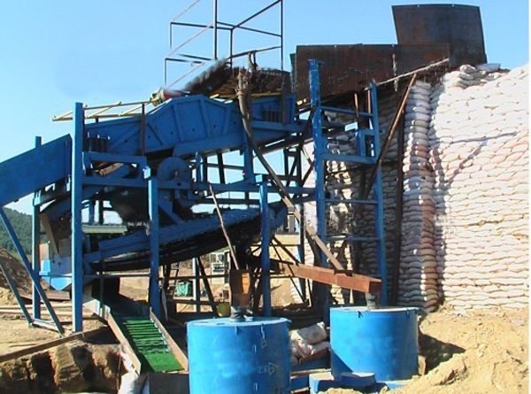 Hard Rock Gold Recovery Equipment 20t/H-30t/H Fine Gold Concentrator