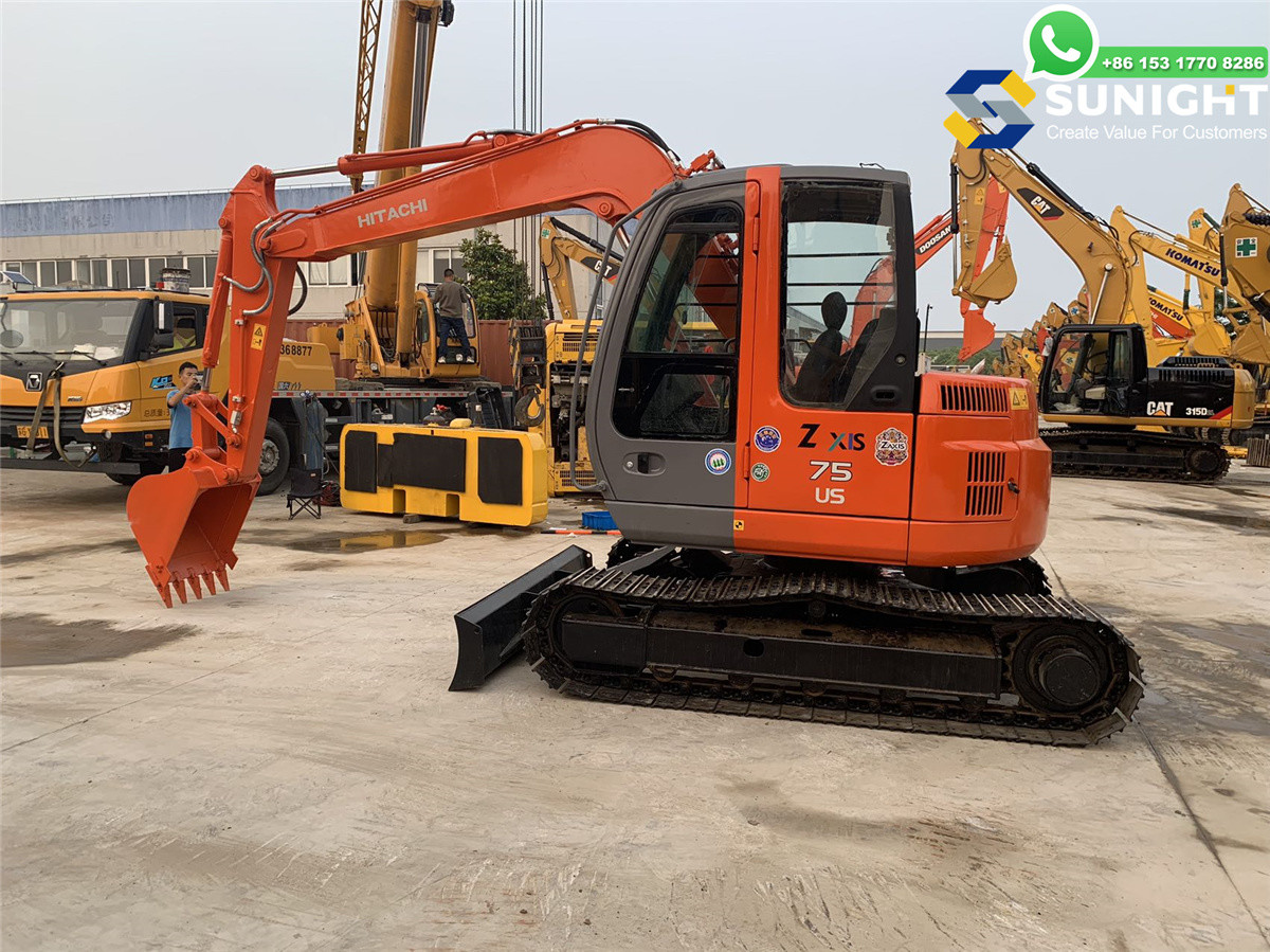 Good Condition Hot Sale HITACHI ZX75 Japan Made Hitachi Used Excavator