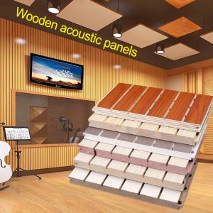 Wholesale Wooden Acoustic Panels Fireproof Ceramic Aluminum Perforated Solid Wood Multi-Layer Conference Room from china suppliers