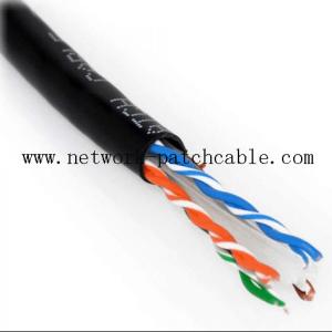 Wholesale Utp Ftp Sftp Cat6 Shielded Outdoor Cable Weatherproof External Grade Cat6 Cable from china suppliers