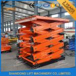 2T 7M CE Electric Stationary Hydraulic Scissor Lift / Material Handling Lifts