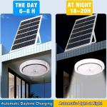 6V Solar Circular Ceiling Lamp LED Waterproof for Indoor/Outdoor Garden and