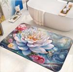 Garden Style Bathroom Waterproof Carpet Toilet Diatom Mud Absorbent Mat