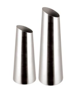 Wholesale Oblique Stainless steel flower vase SHKT-4110-11,metal vase from china suppliers