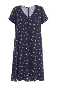 Wholesale V Neck Viscose Womens Casual Summer Dresses With Pleated Skirt Oem Service from china suppliers