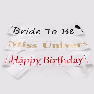 Wholesale Smooth Surface Custom Award Ribbons Hot Stamping Printing 10 * 180CM from china suppliers