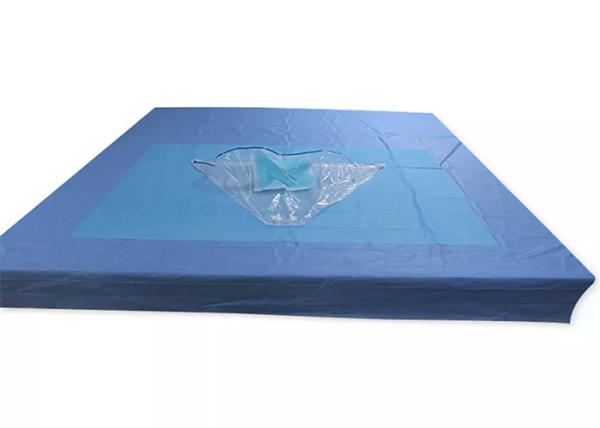 Disposable Surgical knee arthroscopy Drape Color Blue Size 230*330 Cm Or
