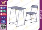 Height Fixed HDPE Table And Chair Set For Student / College Furniture