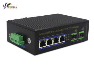 Wholesale 2 Gigabit SFP Slot 4 Port Fiber Optic POE Switch from china suppliers