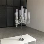 ZT-105 Luxury wedding centerpiece 9 arms crystal candelabras