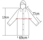 Transparent Raincoat Women Men Portable Outdoor Travel Rainwear Waterproof