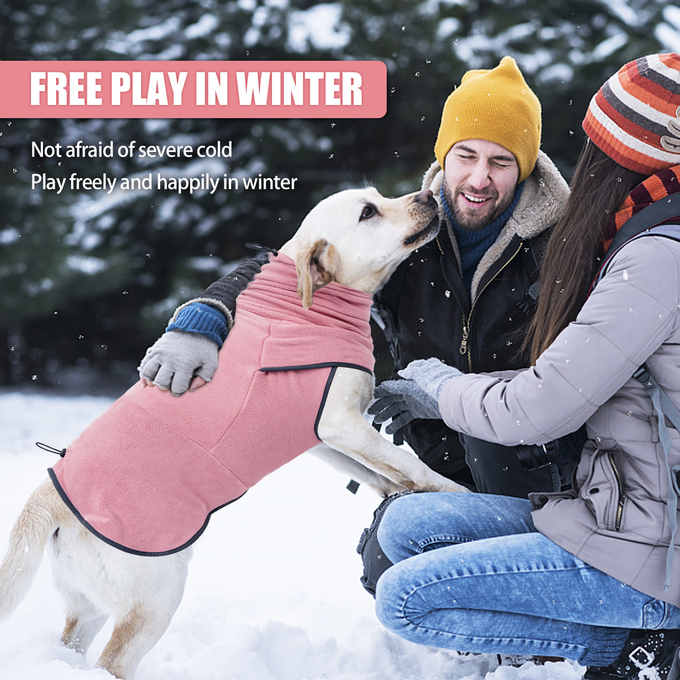 Large Dogs Fleece Material Pet Winter Clothing Soft And Cozy