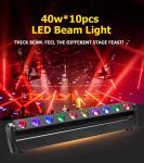 50000 Hours Working Lifetime 10*40w 4in1 LED Beam Moving Head Light for Stage DJ