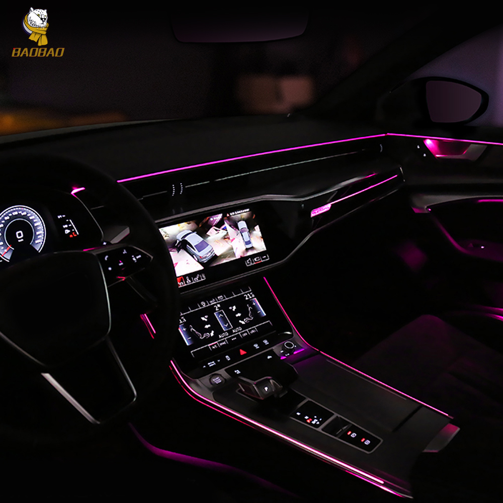 Multiple Color 2m 3m 5m 12V Car Interior Universal LED Ambient Light