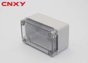 Wholesale Clear PC cover terminal box enclosure waterproof junction box outdoor electrical junction box 130*80*70mm from china suppliers