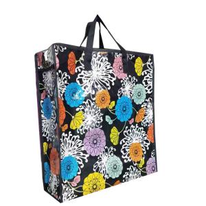 Wholesale Zipper Closure Recycled Shopping Bags For Eco Friendly And Waterproof Buyers from china suppliers