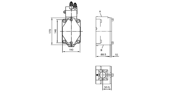 Portable Hydraulic Power Unit , Variable Displacement Axial Piston Pump Type V60N