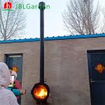 Wood Burning Stove Heating Suspended Rotating Fireplace Corten Steel