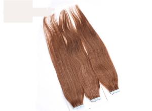 Wholesale Remy Straight Long Lasting Tape In Virgin Human Hair Weave Without No Synthetic Fiber from china suppliers
