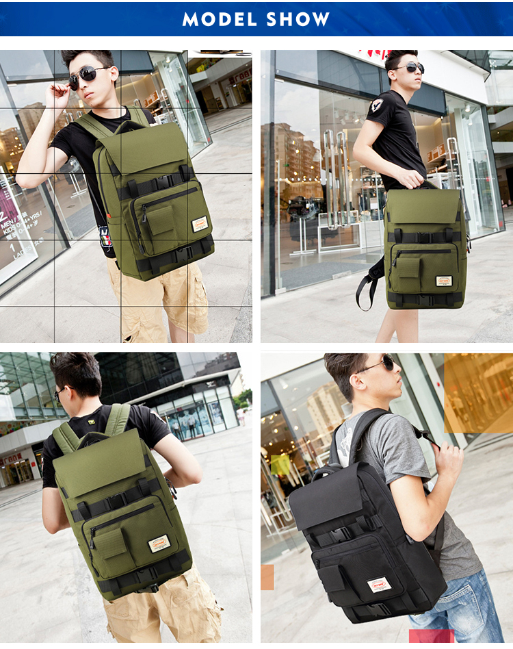ISO9001 Business Travel Anti Theft Laptop Backpack 27 Litre