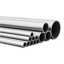 Wholesale Natural Silver Color Round Steel Pipe , Welded Steel Pipe Nitric Acid Resistant from china suppliers