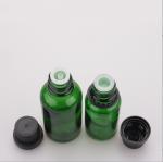 Green Essential Oil Cosmetic Glass Bottle 5g 15g 20g 30g 100g With Tamper Proof