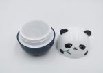 Panda Shape Cute Empty Lotion Jars , White Cream Jar For Baby Care Products