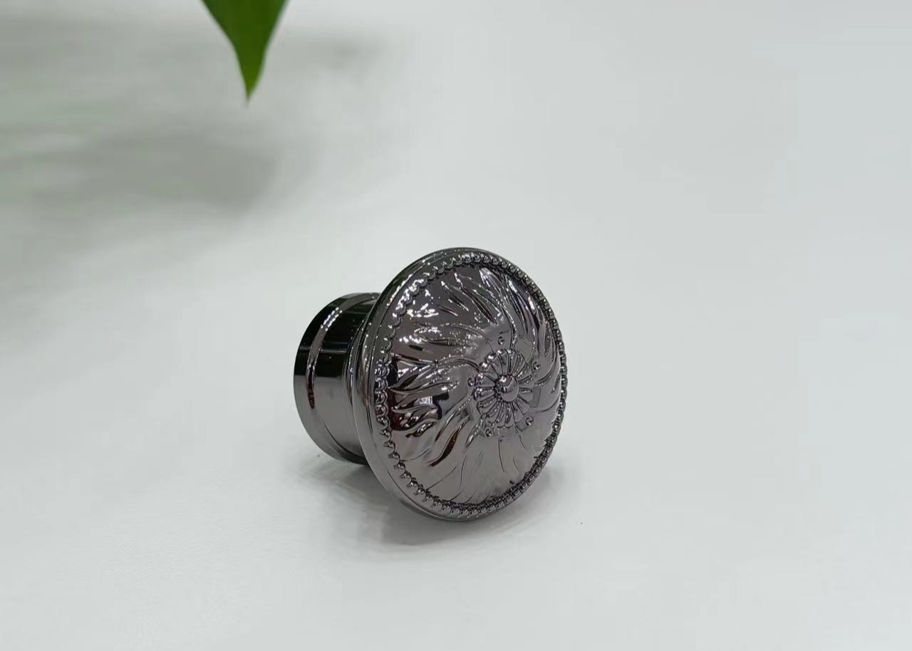 Customized Premium Zinc-Alloy Lids Perfume Bottle Caps For Safety Packaging