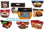 Stand Up Roasted Chicken Packaging Bags With Zip Top Hot Rotisserie Chicken Bag,