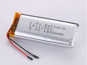 Wholesale LP112560 3.7V 1800MAH li ion battery manufacturers Chemical Composition Lithium Polymer Battery with Overdischarge Protection and 1 from china suppliers