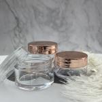 1oz Clear Frosted Cream Jars Cosmetic Packaging Empty Cosmetic Jars 20g 30g