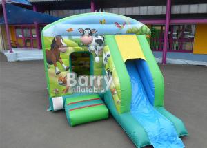 Wholesale Outdoor Toddlers Farm Theme Animals Inflatable Jump Combo Bouncer from china suppliers