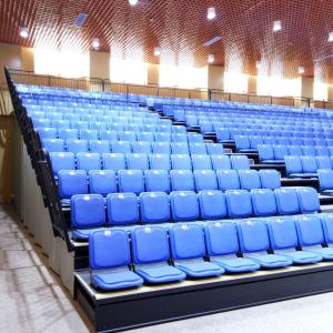 Wholesale Modern Retractable Bleacher Seating , Telescopic Seating System For School Theater from china suppliers