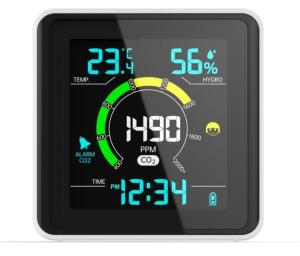 Wholesale Sound Alarm Air Quality Meter High Sensitive Co2 Monitors For Home DC 5V from china suppliers