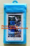 Custom printed phone accessories plastic pvc zipper bag, PVC Waterproof Phone