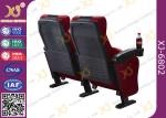 Ergonomic Steel Frame Powder Coated Cinema Theater Chairs With Cupholder