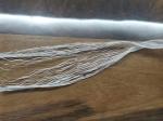 High Grade 20KD White Fibrillated PP Filler Yarn Twisted For Cables